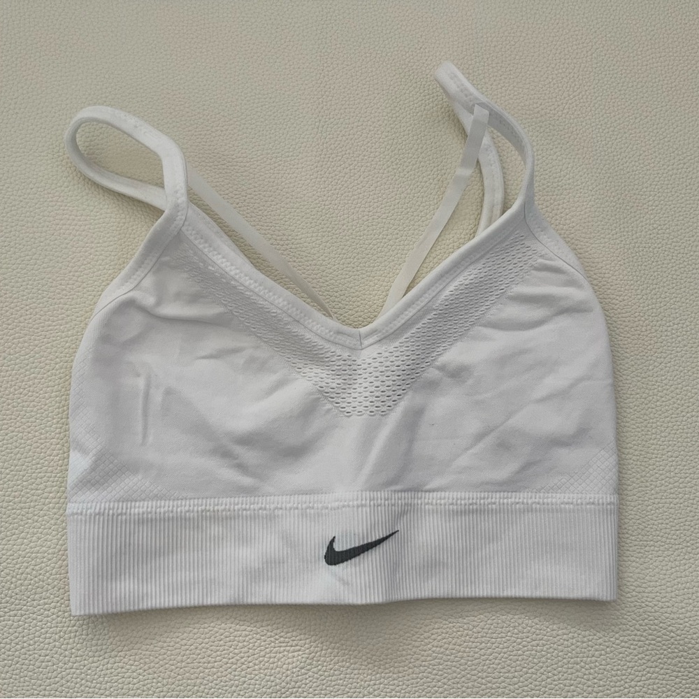 Nike Women's White Sports Bra